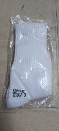 White Terry Socks